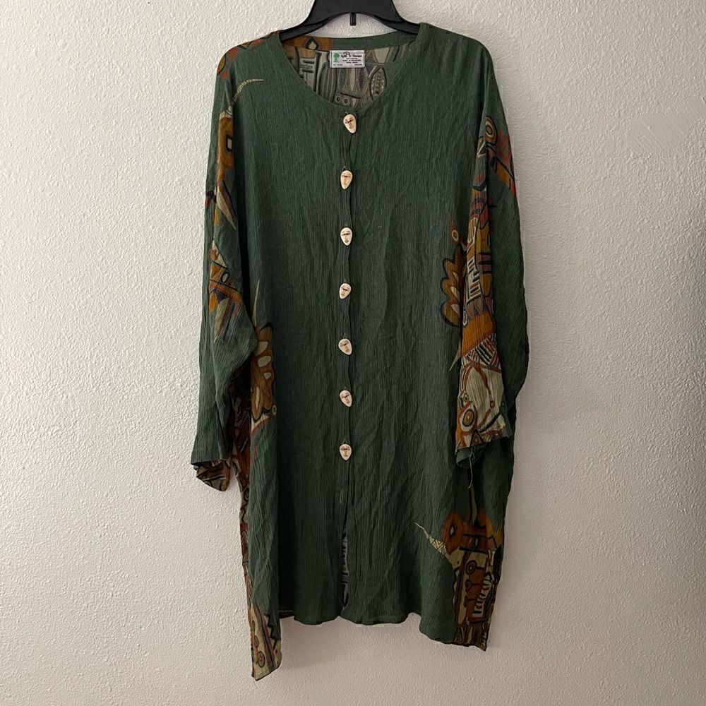 Shirt dress one size boohoo hippie - Picture 4 of 14